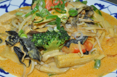 76. Versch. Gemüsesorten mit Curry, scharf 4) D)
